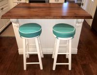 Tempotest Round Bar Stool Cushions With Welt