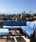 Patio Sofa Set - New Sunbrella Deep Seat Cushions