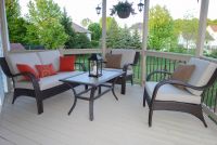 New Wicker Furniture Deep Seating Deck Cushions