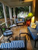 New Sunbrella Cushions For Iron Porch Furniture