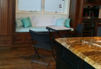 Deluxe Window Bench Cushion with Throw Pillows