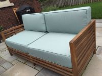 Outdoor Sunbrella Spa Deep Seat Sofa Cushions