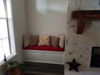 New Red Window Seat Cushion