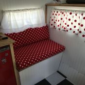 New Seat Cushions In Our Travel Trailer
