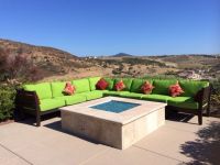 Outdoor Sofa With Deep Seat Sunbrella Cushions