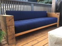 Patio Sofa With Deep Seat Sunbrella Cushions
