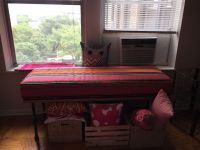 My New Window Seat Table Cushion in Sunbrella