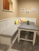 Sunny Sun Room With New Bench Cushions