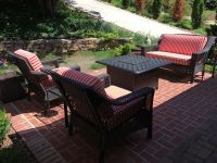 Outdoor Deep Seating Wicker Sunbrella Cushions