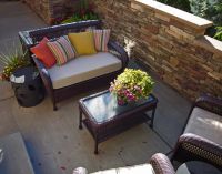 New Sunbrella Cushions for Backyard Sitting Area