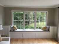 Sunbrella Cast Silver Window Seat Cushion