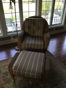 New Sunbrella Cushions For My Old Wicker Chair