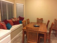 Bay Window Cushions in Breakfast Area