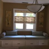 Serene Window Seat With Sunbrella Cushions