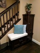 Custom Cushion For Custom-Made Entryway Bench