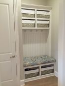 Mudroom Bench Cushion With Customer's Fabric