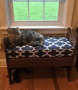 Our New Custom Bench Cushion