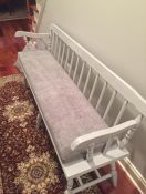 Perfect Bench Cushion In Robert Allen Fabric
