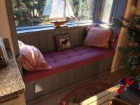 Button-Tufted Sunbrella Window Seat Cushion