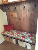 Floral Mudroom Bench Cushion