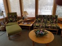 Updated Rattan Furniture With Deep Seat Cushions