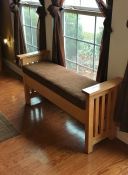 Custom Bench and Custom Cushion