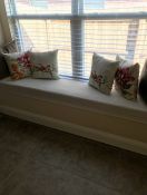 Natural Window Seat Cushion Cover