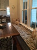 Sunbrella Breakfast Nook Window Seat Cushions