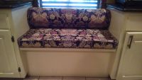 Window Seat Cushion and Bolster
