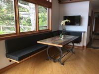 Kitchen Nook Seat and Back Cushions with Pillows