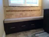 Master Bath Storage Bench Cushion