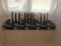 window seat pillows long window seat cushion and pillows in nautical motif customer photo gallery page window seat pillows long window seat cushion and pillows in nautical motif customer photo gallery page