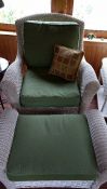 Custom Wicker Sunbrella Seat Cushions