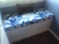 Window Seat Cushion Made With Robert Allen Fabric
