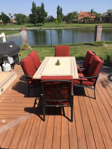 New Sunbrella Outdoor Chair Cushions Customer Photo