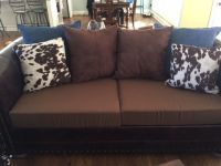 Sofa Replacement Cushions in Robert Allen Fabric