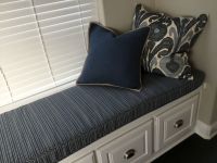 Office Window Bench Seat Cushion in Sunbrella