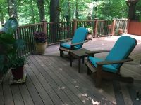 Custom-Shape Adirondack Chair Cushion Pads