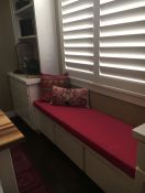 Sunbrella Hot Pink Window Bench Cushion