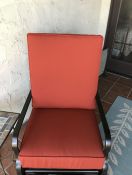Sunbrella Terracotta Patio Recliner Chair Cushions