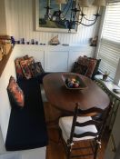 Banquet Dining Bench Cushion in Sunbrella Navy