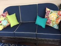 New Sunbrella Wicker Furniture Cushions