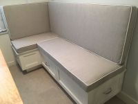 L-Shaped Banquette Seat Cushions With Backs