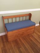 Kitchen Country Bench Cushion in Customer's Fabric