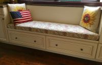 Custom Kitchen Window Seat Cushion