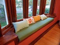 Custom-Shaped Bay Window Cushion