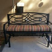 Sunbrella Stripe Patio Glider Cushion