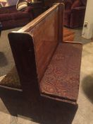 Custom Cushions For Our Antique Restaurant Bench