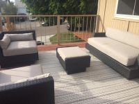 New Sunbrella Deep Seat Wicker Patio Cushions