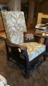 Robert Allen Zen Paisley Custom Chair Cushion